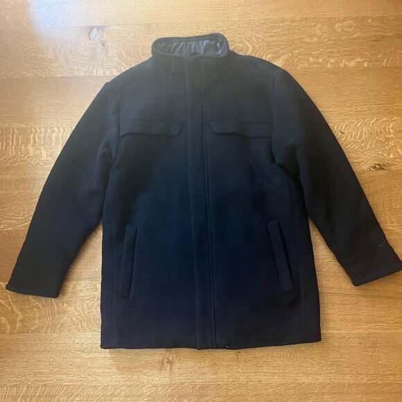 Black Wool Coat - Picture 1 of 10